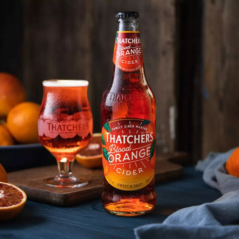 Thatchers Blood Orange Cider 0,5l - Sweet & Juicy 4% Vol.