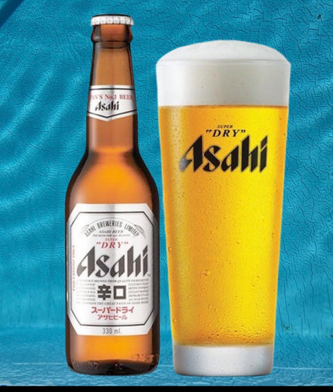 Japan Mixpaket je 6 Flaschen Asahi Dryu Kirin Ichiban Bier 0,33l
