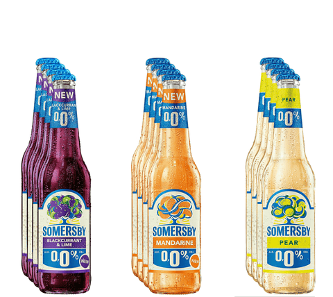 Somersby Mix Alkoholfrei -schwarze Johannisbeere - Mandarine - Birne
