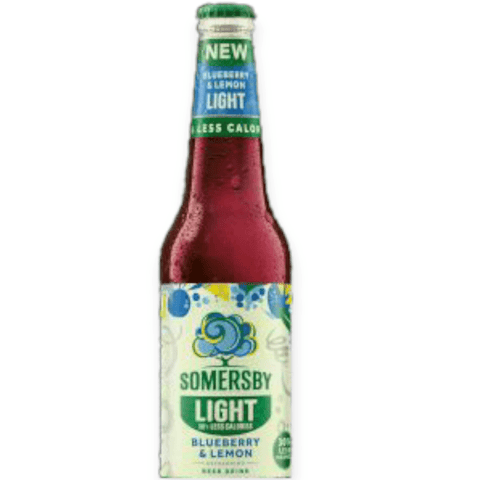 Somersby Blueberry & Lemon Light Beer – 4,0 % Vol. - Fruchtiges Bier mit Blaubeere & Zitrone