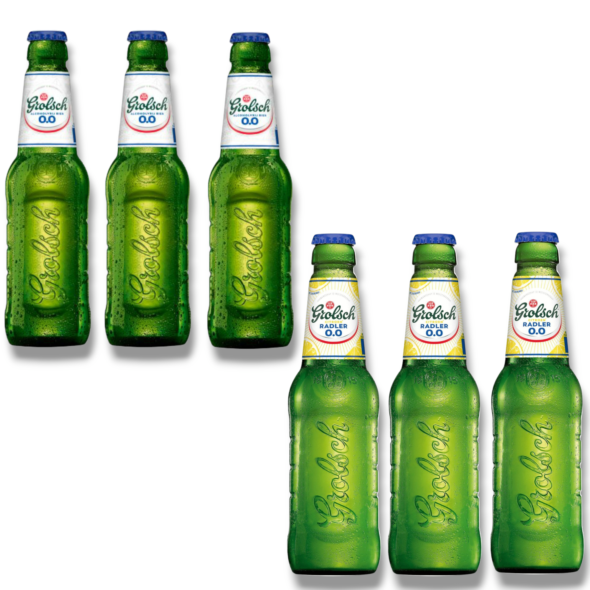 Grolsch Mix Alkoholfrei 0,3l– Erfrischender Genuss aus Pilsner 0,0% und Radler 0,0%