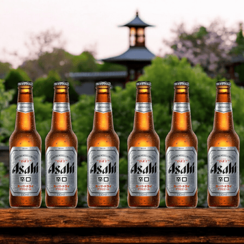 6 Asahi Flaschen im Fokus – authentisches Biererlebnis aus Japan