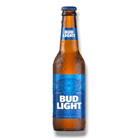 Einzelflasche Bud Light 355 ml – leichtes, erfrischendes Lagerbier in klassischer Flaschengröße