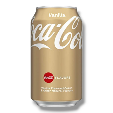 Coca-Cola Vanilla 330ml Einzeldose – Vanille-Cola in klassischer Dose, eisgekühlt genießen