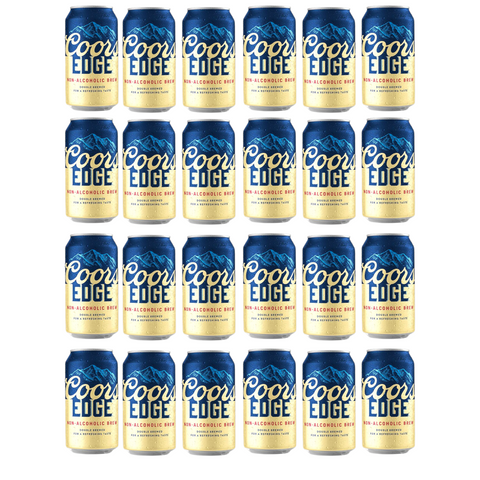 Großpackung Coors Edge mit 24 Dosen à 330 ml. Perfekt für Partys, Events oder den Vorrat. Alkoholfreier Biergenuss im original Coors-Design.