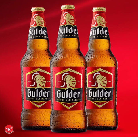 Gulder the Ultimate Lager 0,6l - Bier aus Nigeria- Afrika mit 5,2% Vol.