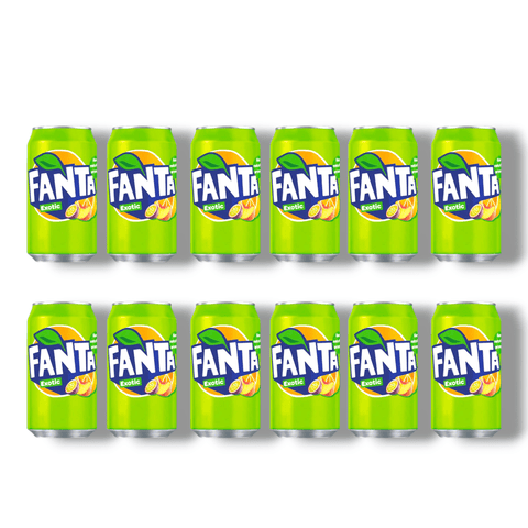 12er Pack Fanta Exotic 330ml Dosen – fruchtige Erfrischung