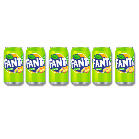 6er Pack Fanta Exotic 330ml Dosen – exotische Limonade
