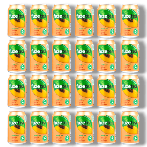 24er-Pack Fuze Tea Pfirsich 330ml – fruchtige Vorratspackung Eistee ohne Kohlensäure