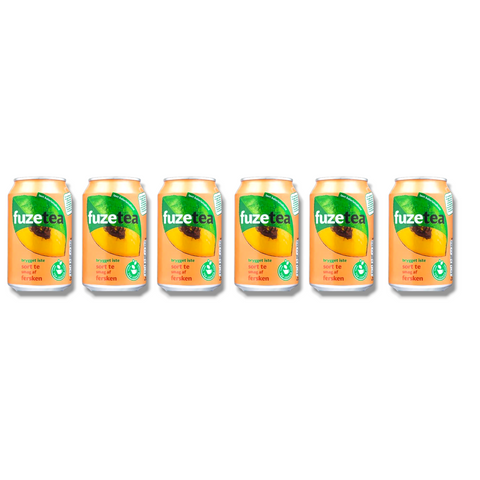 6er-Pack Fuze Tea Pfirsich – harmonischer Eistee im praktischen Set