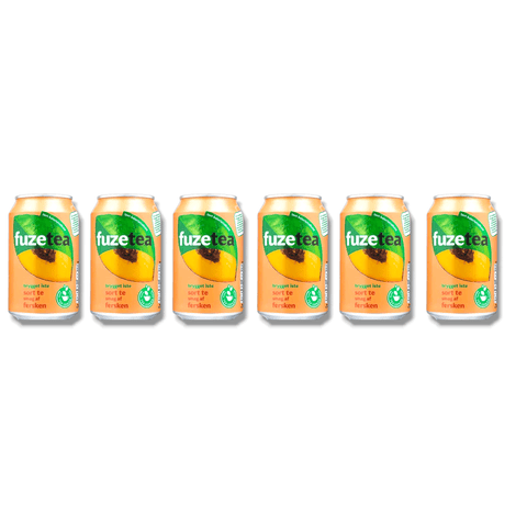 6er-Pack Fuze Tea Pfirsich – harmonischer Eistee im praktischen Set
