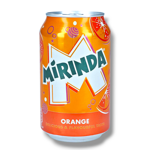 Mirinda Orange 330ml – fruchtige Orangenlimonade in der Einzeldose, süß und spritzig