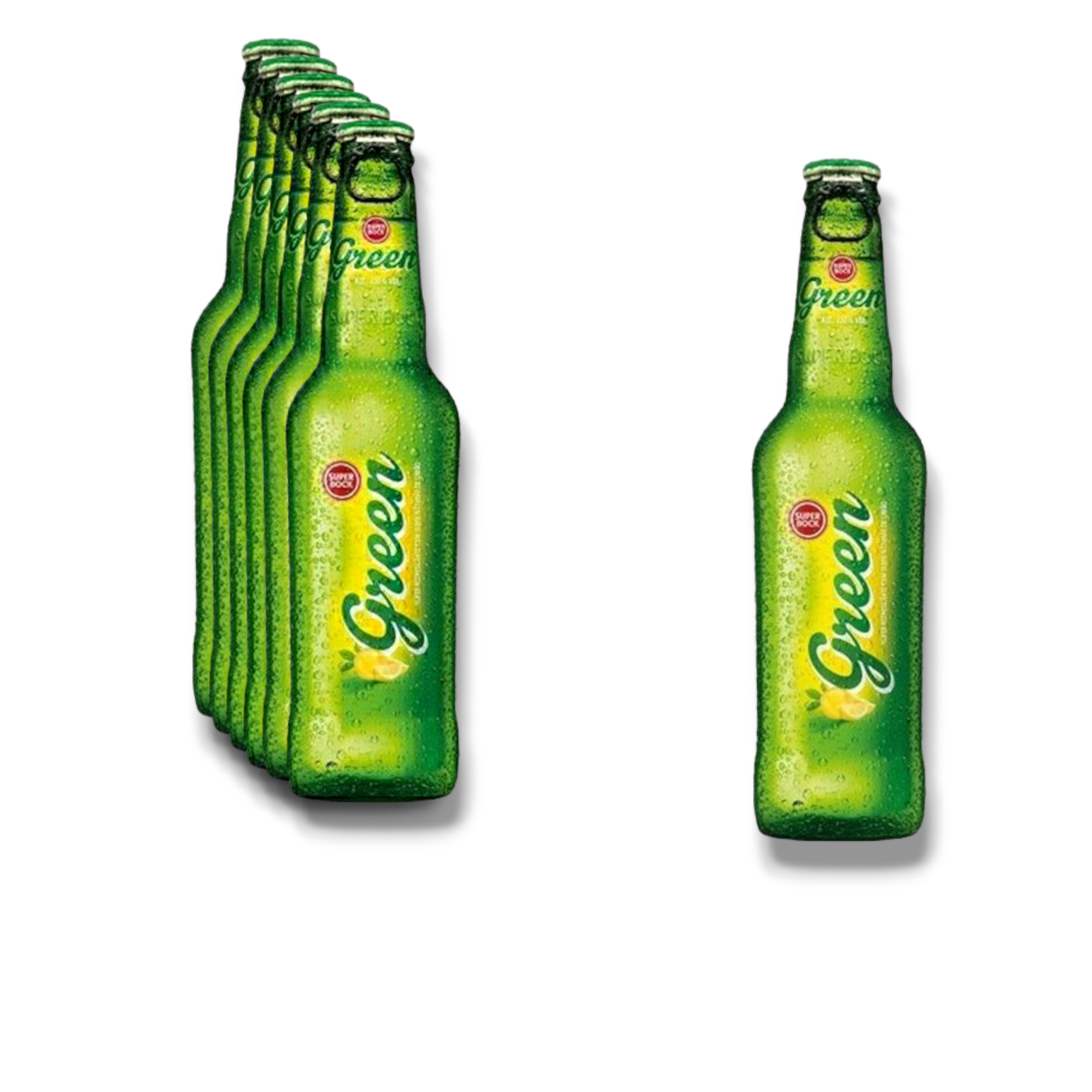 Super Bock Green 0,33l - Die Nr. 1 aus Portugal mit 2% Vol.