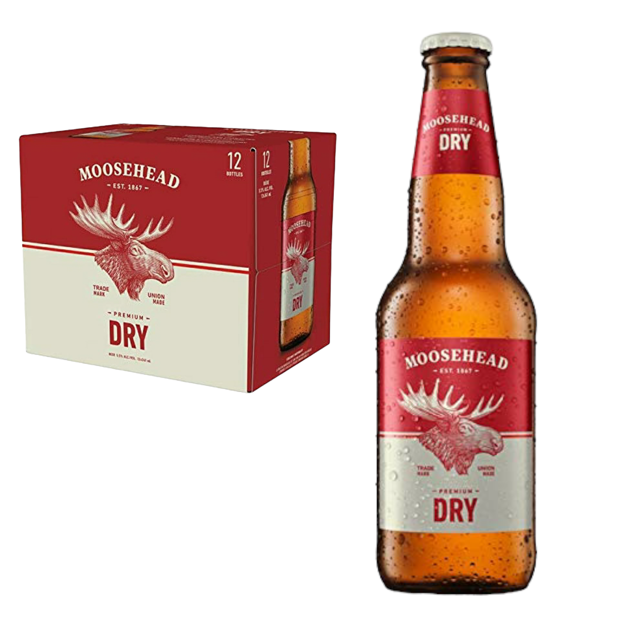 Moosehead Premium Dry - Import aus Kanada mit 5,5% Vol.