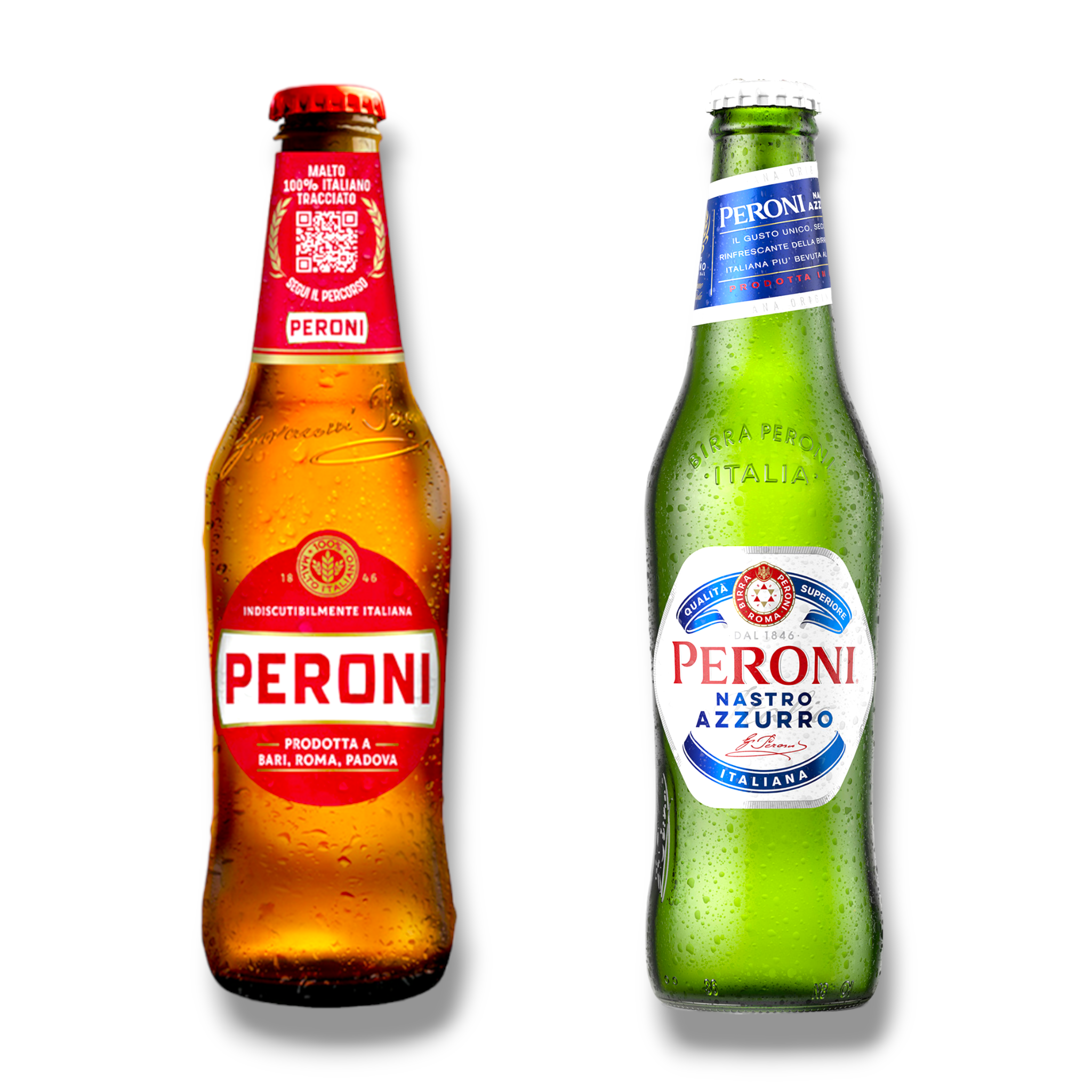 Peroni Mix - Nastro Azzurro & Prodotta  a Bari - Italiens beliebte Biere 330ml