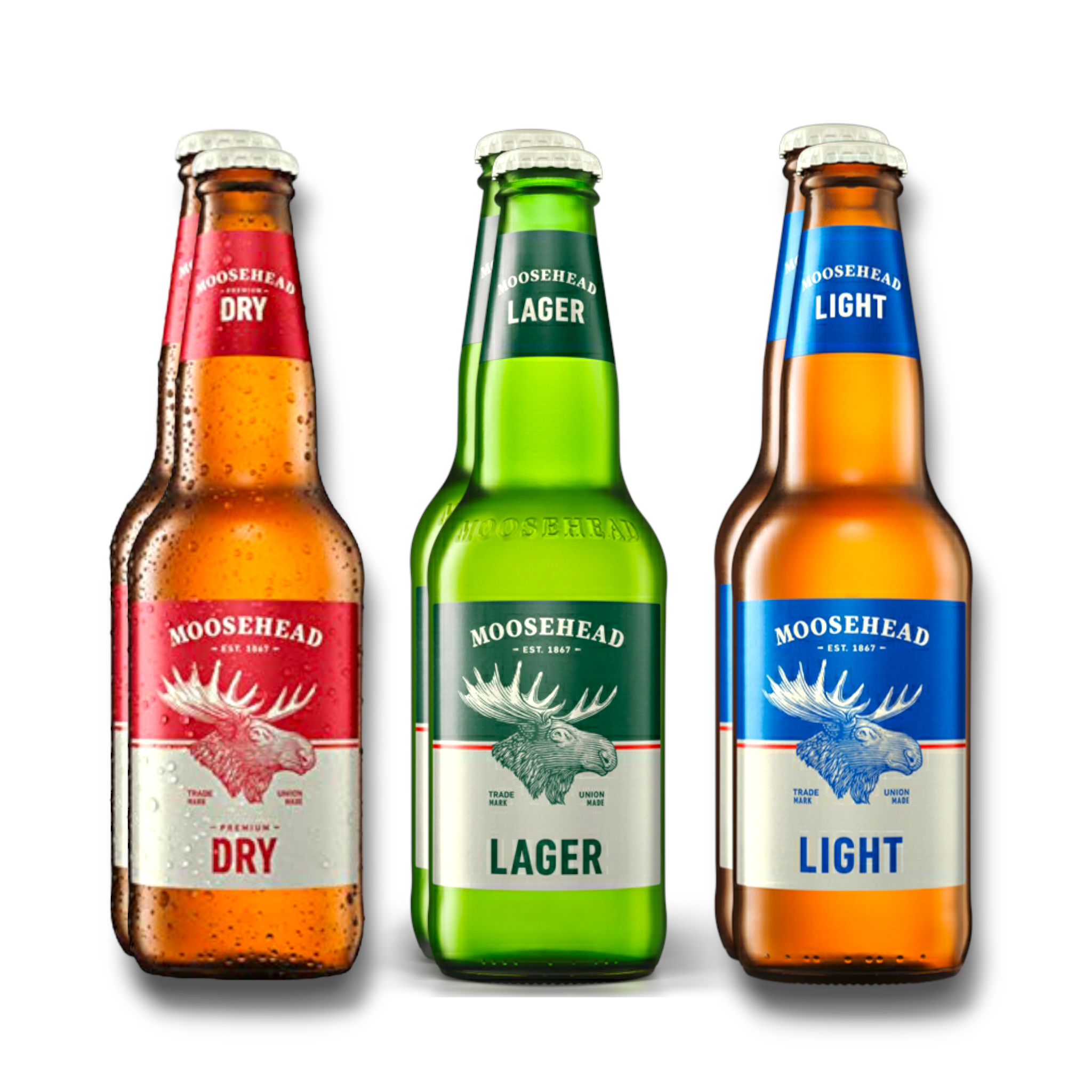 Moosehead Mix - Premium Dry - Lager & Light aus Kanada 355ml