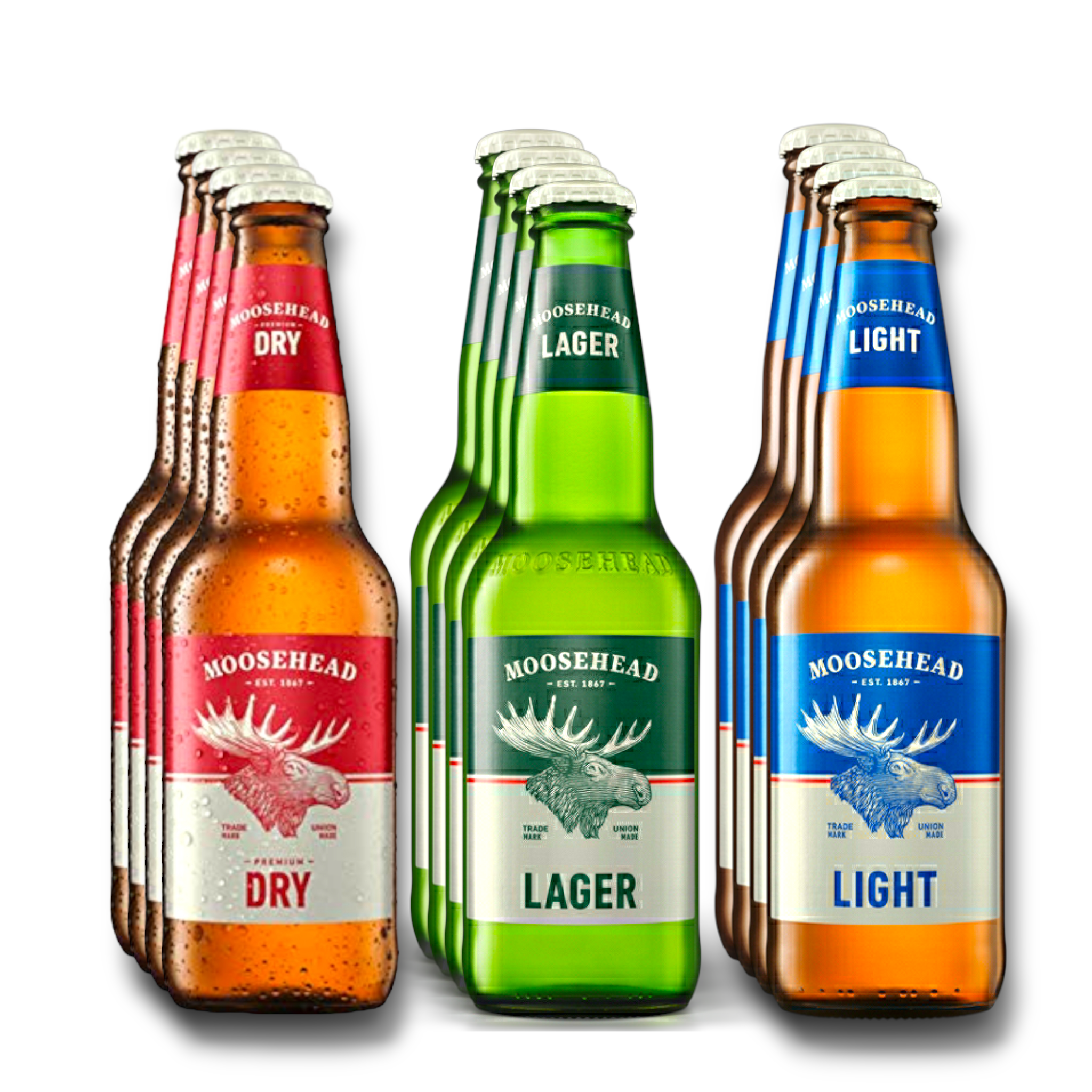 Moosehead Mix - Premium Dry - Lager & Light aus Kanada 355ml