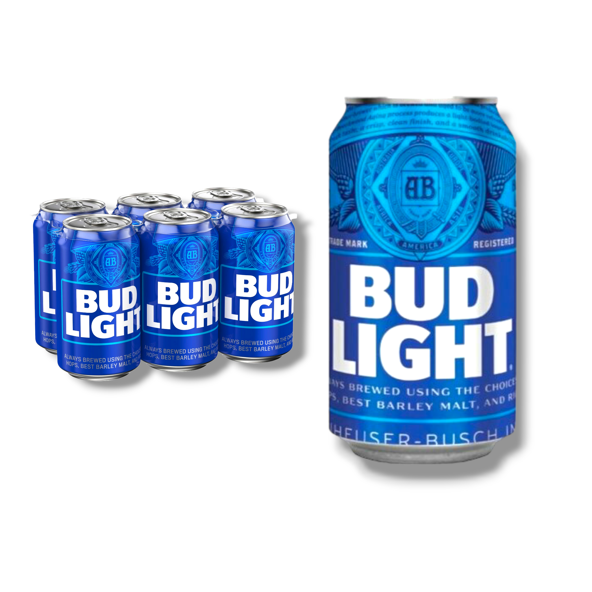 Bud Light Beer 355ml- Amerikanisches Leichtbier mit 4,2%