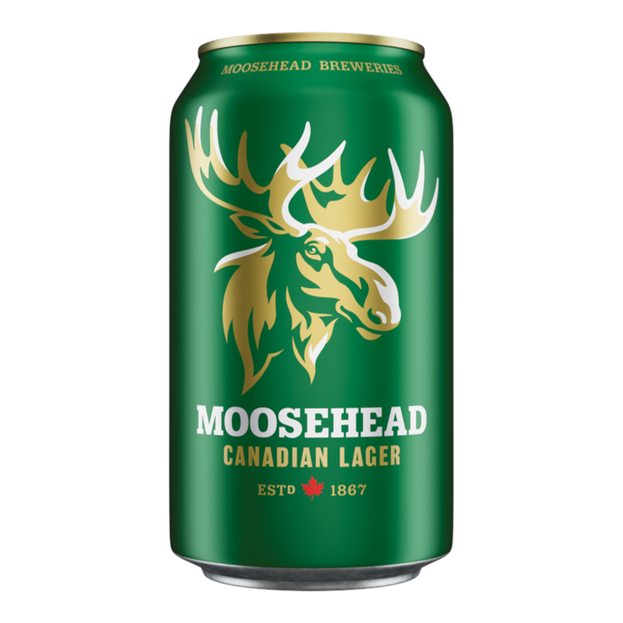 Moosehead Lager Dose 355ml-  Goldenes Lager aus Kanada mit 5% Vol.