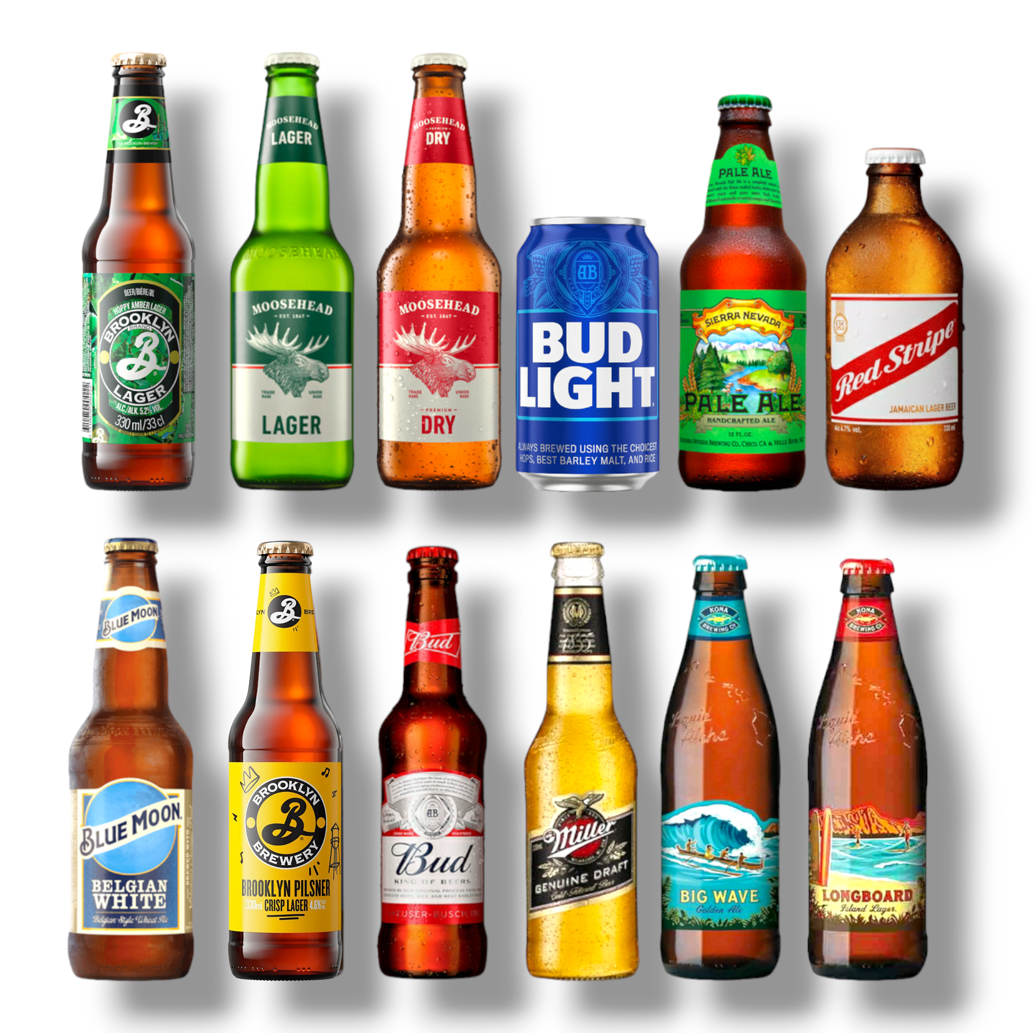 USA Bier Bundle - die beliebtesten Biere in einem Set - USA & Kanada