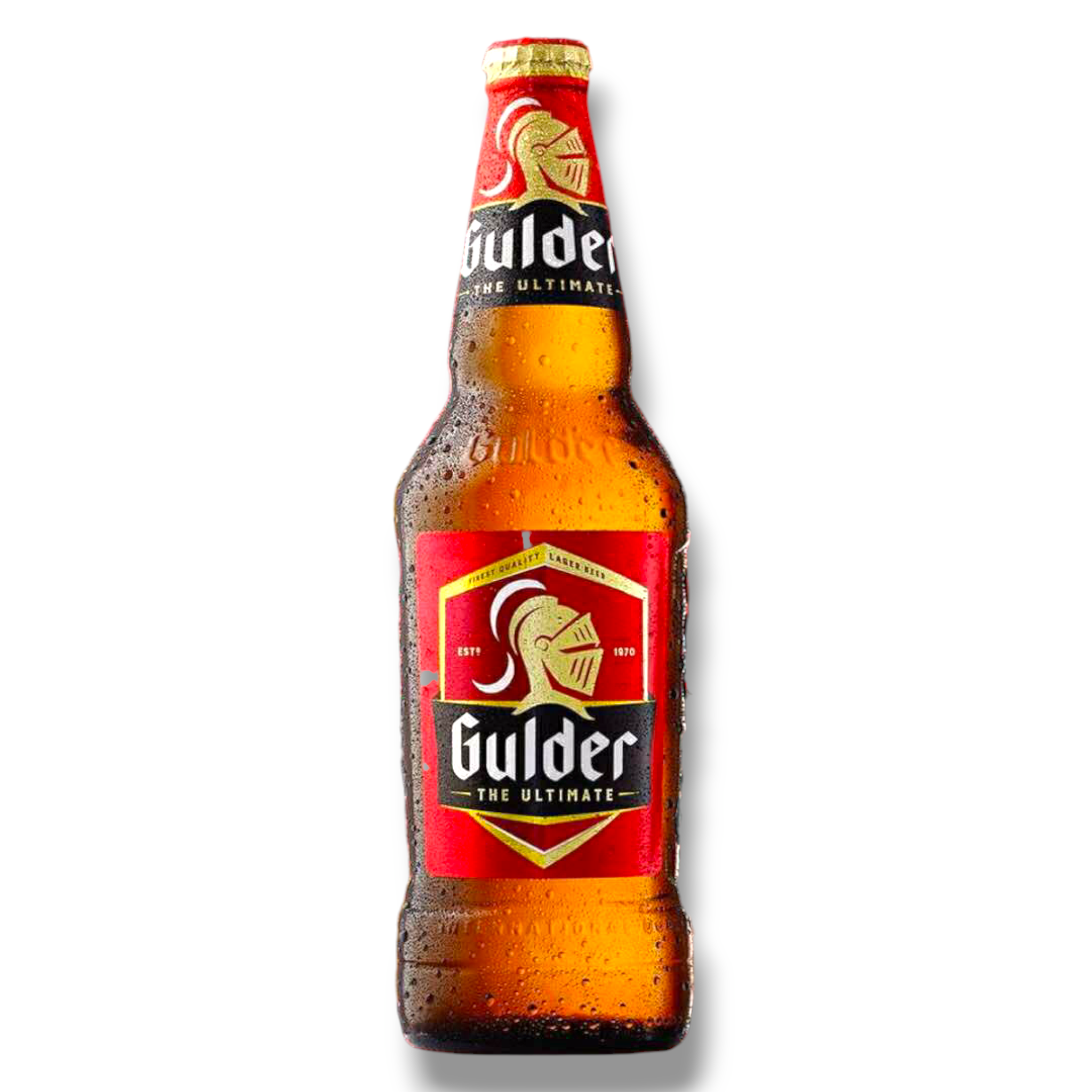 Gulder the Ultimate Lager 0,6l - Bier aus Nigeria- Afrika mit 5,2% Vol.