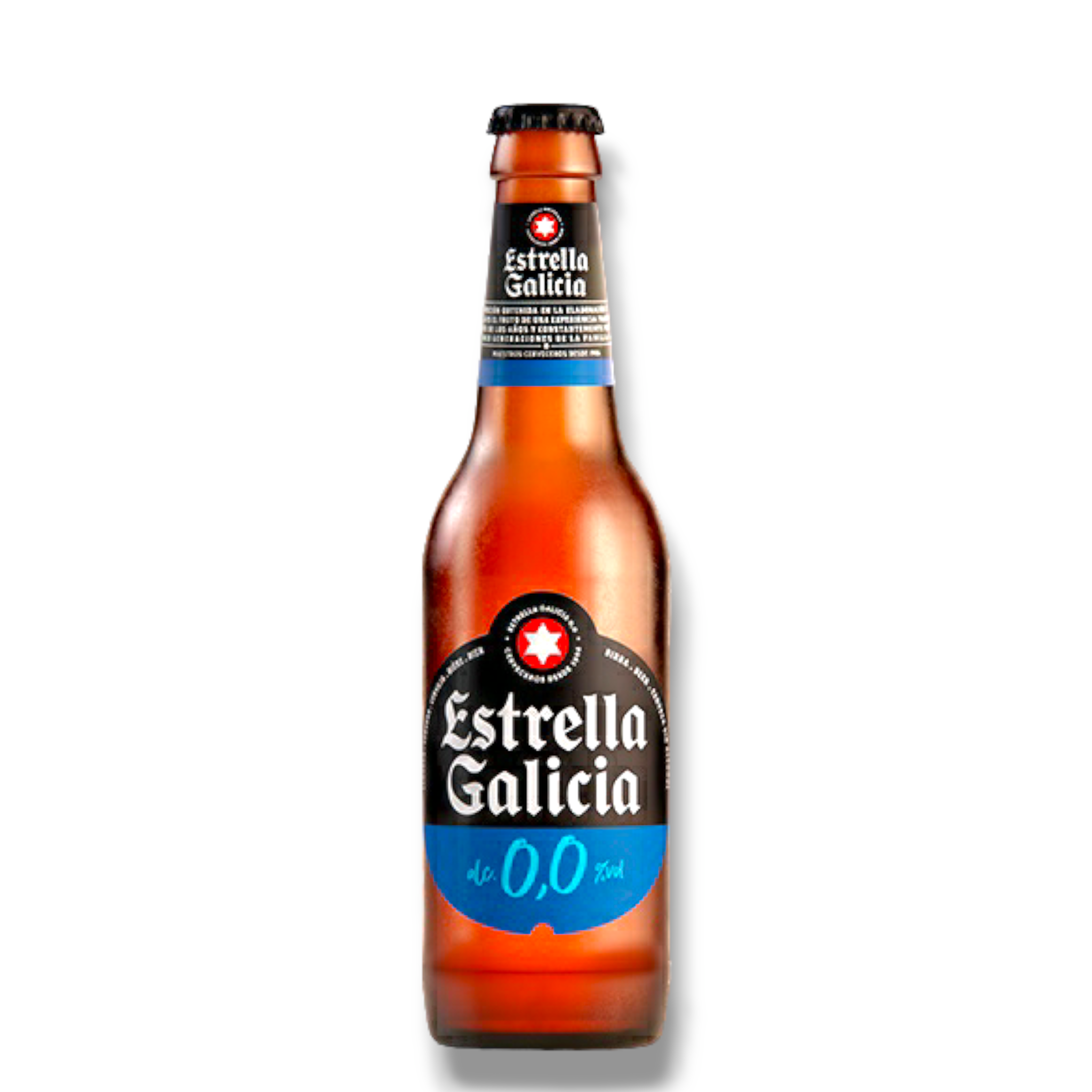 Estrella Galicia 0,0% Vol. -  Spanisches Lagerbier alkoholfrei