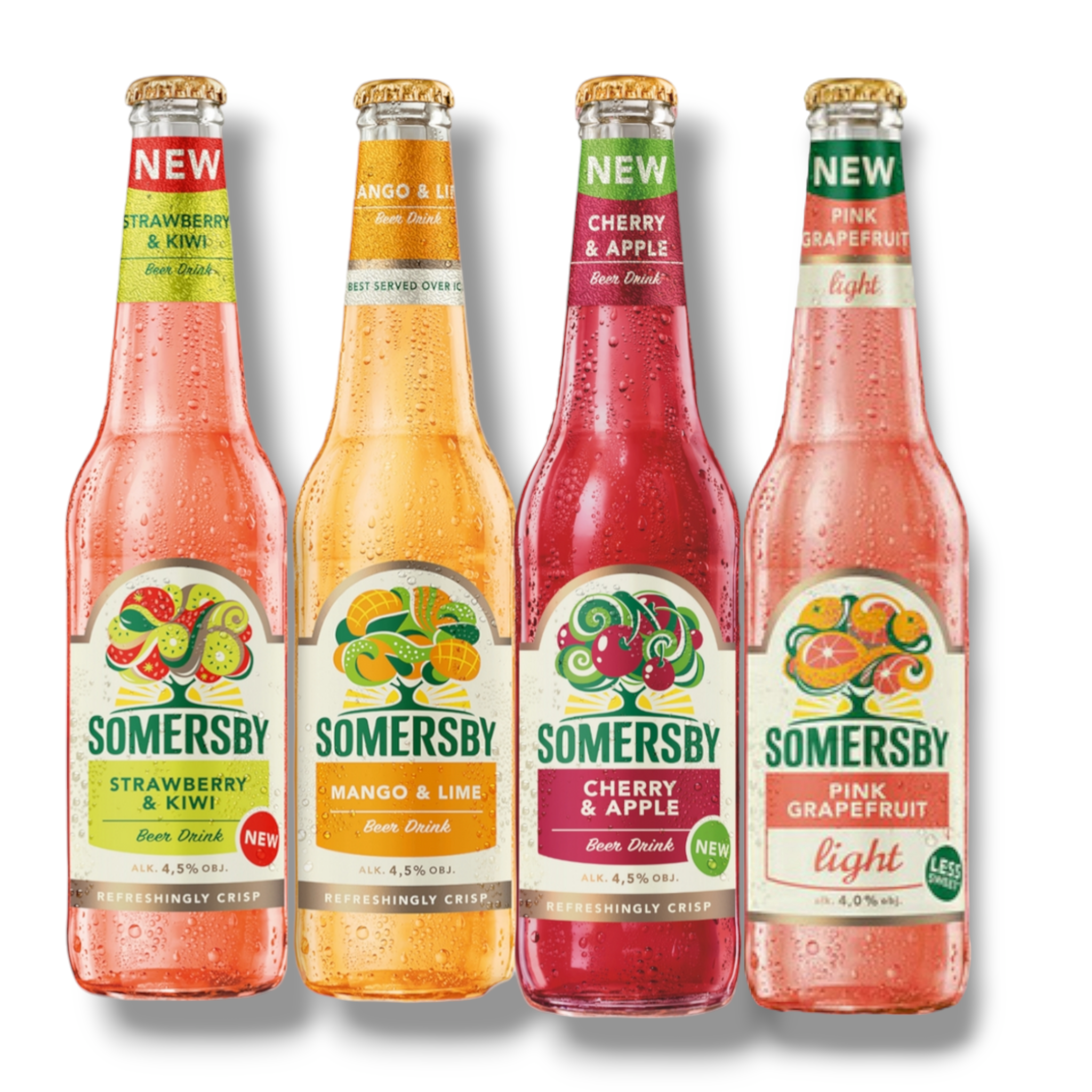 Somersby Mix 0,4l - Strawberry Kiwi - Mango - Cherry Apple & Pink Grapefruit