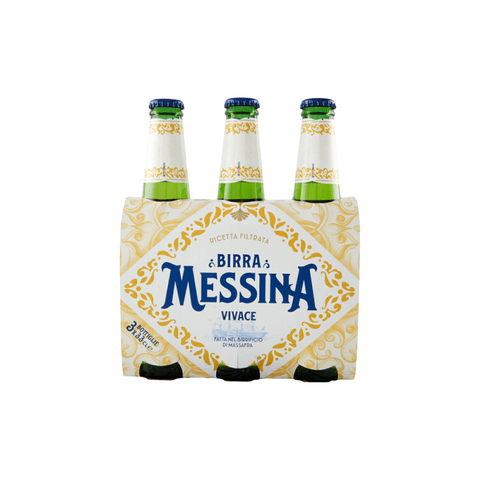 Birra Messina Vivace 0,33l - gefiltertes Lager aus Italien mit 4,5% Vol.
