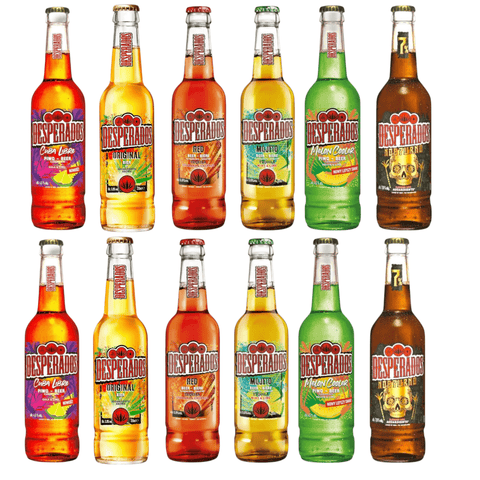 Desperados Mixpaket 0,4l – Probierpaket mit 6 Sorten Biermischgetränk