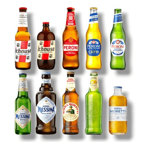 Italien Mix XXL - Ichnusa, Birra Moretti, Peroni & Messina - Große Reise durch Italien