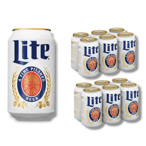 Miller Lite 355ml- Kalorienreduziertes Leichtbier als amerikanisches Pils mit 4,2% Vol.
