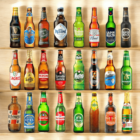 24 Biere aus aller Welt-Internationales Bierset- Reise um die Bierwelt