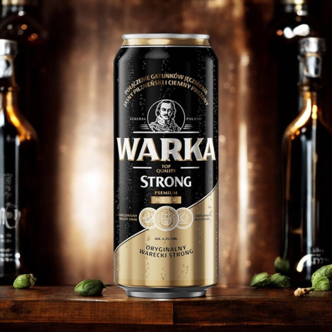 Warka Strong - Starkbier aus Polen mit 6,5% Vol.