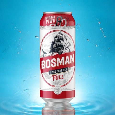 Bosman Pils 0,5l- Der tiefe Geschmack aus Polen mit 5,7% Vol.