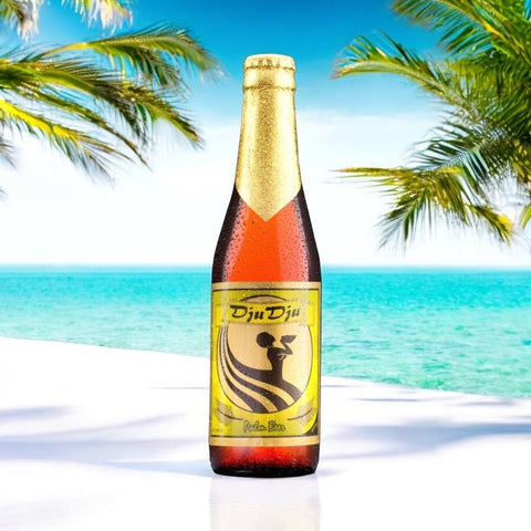 Dju Dju Premium Palm Lager 0,33l- Exotisches Lagerbier mit 5,2% Vol.