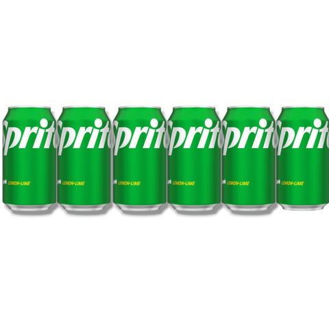 Sprite 6er-Pack – 6 Dosen spritzige Zitronenlimonade à 330ml, klassisch & erfrischend