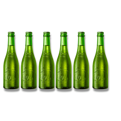 Alhambra Reserva 1925 – 6er-Pack mit 330 ml Flaschen, spanisches Lagerbier in Mehrwegflasche