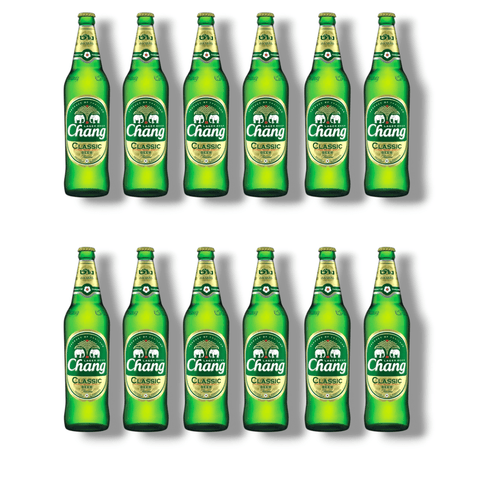 Chang Bier 620ml 12er Pack – Großpackung thailändisches Premium Lagerbier für gesellige Anlässe