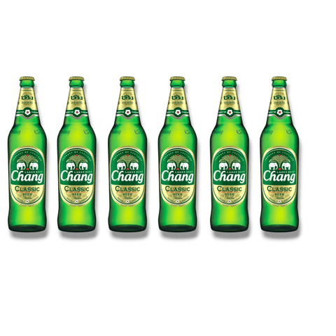 Chang Bier 620ml 6er Pack – Authentisches thailändisches Lagerbier, ideal für kleine Gruppen