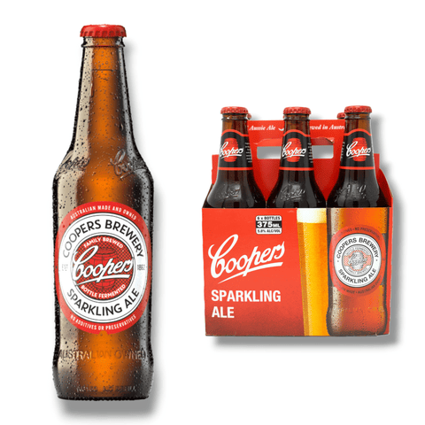 Coopers Sparkling Ale 6er-Pack – 6x375ml unfiltriertes Pale Ale