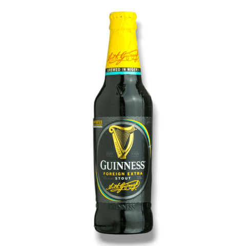 Flasche Guinness Stout 600ml aus Nigeria – klassisches irisches Stout mit Röstkaffee- und Schokoladenaromen