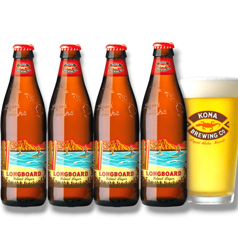 Kona Longboard Island Lager 0,35 l – Mildes Lagerbier mit tropischem Flair 4,6% Vol.