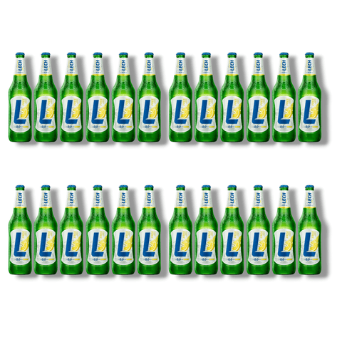 Lech Free 0,0 Lemon Pomelo – 24 x 330 ml Flaschen alkoholfreies Bier aus Polen mit fruchtiger Citrusnote