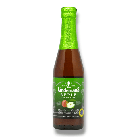 Lindemans Apple 250 ml Flasche – belgisches Apfel-Lambi