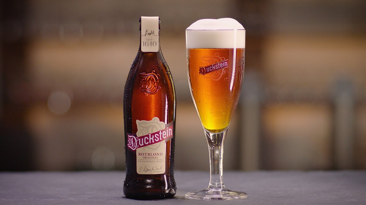 Duckstein Rotblond Original 0,5l - Auf Buchenholz gereiftes Bier mit 4,9% Vol.