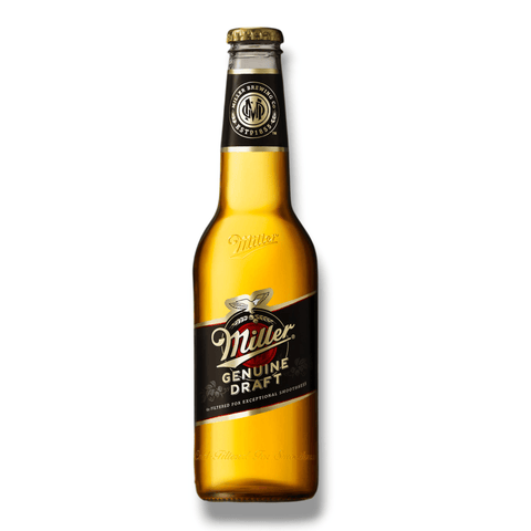 Miller Genuine Draft 0,33l Flasche – amerikanisches Lagerbier mit Twist-Off Verschluss
