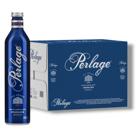 Perlage Mineralwasser – 24 x 500ml Premium-Sprudelwasser für Events oder Gastronomie