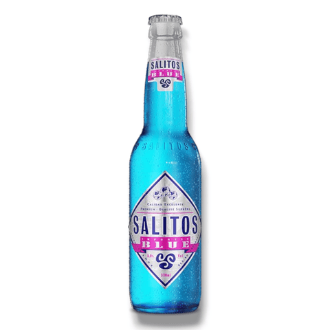 Salitos Blue 0,33 l – Blaubeer-Fruchtweinmischgetränk in Longneck-Flasche