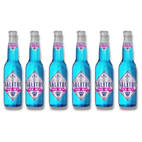 6 x Salitos Blue 0,33 l – fruchtiges Blaubeer-Mischgetränk mit 5 % vol Alkohol