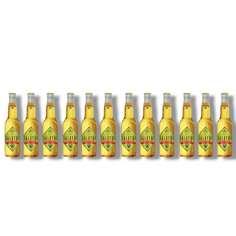 SALITOS Tequila 12 Flaschen à 0,33 l – aromatisiertes Biermischgetränk